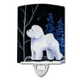 thumbnail image 1 of Starry Night Bichon Frise Ceramic Night Light, 1 of 2