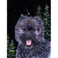 thumbnail image 1 of Starry Night Cairn Terrier Flag - Garden Size, 11 x 15 in., 1 of 1