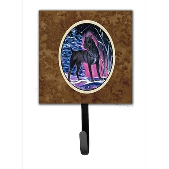 Starry Night Cane Corso Leash Holder Or Key Hook