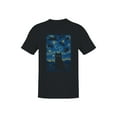 thumbnail image 1 of Starry Night Cats Fantasy Art Men's T-shirt, 1 of 3
