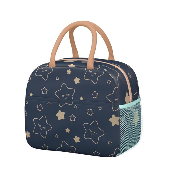 Starry Night Celestial Lunch Bag – Cosmos Space Geek Thermal Cooler Tote
