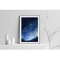 Starry Night Celestial Outer Space Art Sky Evening Poster , Poster ...