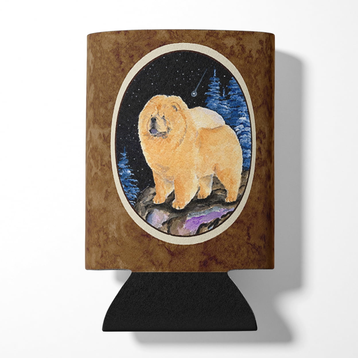 Starry Night Chow Chow Can or Bottle Beverage Insulator Hugger