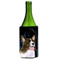 thumbnail image 1 of Starry Night Corgi Wine bottle sleeve Hugger, 1 of 1