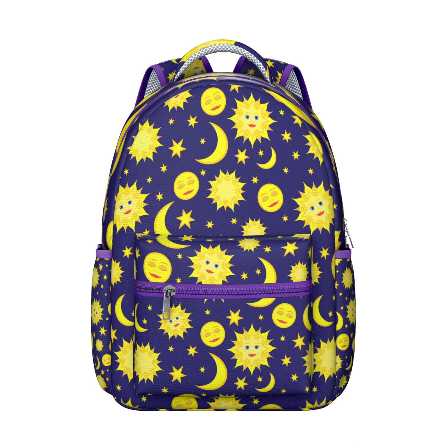 Starry Night Cosmic Students Backpack Galaxy Sci-fi Lovers Outer Space ...