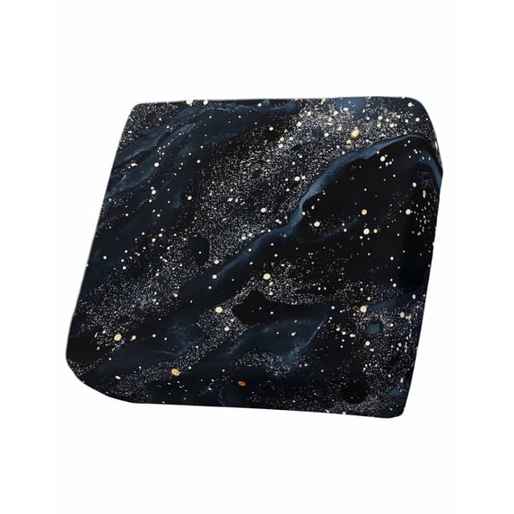 Starry Night Couch Cushion Covers Stretch, Washable Sofa Seat Covers Individual Seat Cushion Sofa Slipcovers Chic Modern Black Blue Marble Texture Couch Cover Furniture Protector S-1PCS