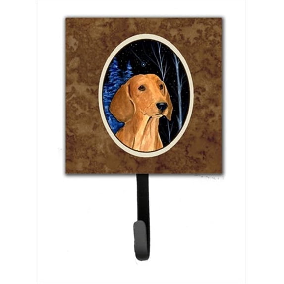 Starry Night Dachshund Leash Holder Or Key Hook