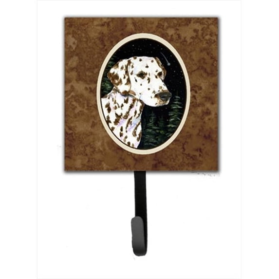 Starry Night Dalmatian Leash Holder Or Key Hook