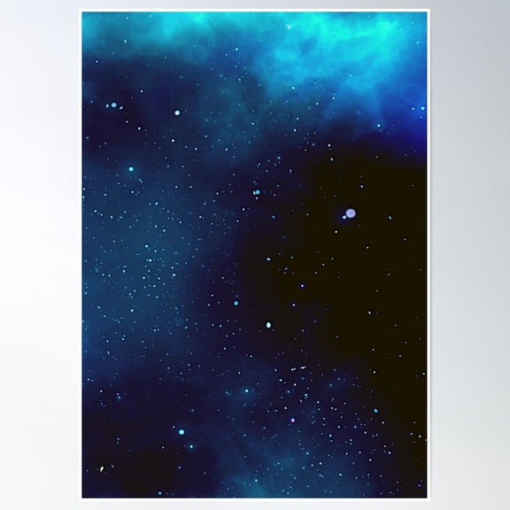 Starry Night Dark Sky Pattern, Night Sky, Stars, Universe Poster Wall Art, Modern Wall Decor, 8x12 UNFRAMED