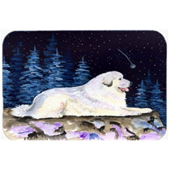 Starry Night Great Pyrenees Mouse Pad