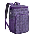 thumbnail image 1 of Starry Night Insulated Cooler Backpack - Dark Celestial & Cosmic Map Print, 20L Soft Cooler Bag with Padded Straps for Travel, Camping, 1 of 5