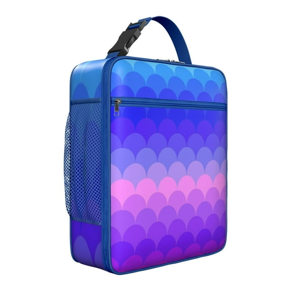 Starry Night Insulated Lunch Bag Box Student Reusable Lunch Tote Bag with Side Pocket Cooler Tote Bag Office Beach