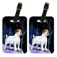 thumbnail image 1 of Starry Night Jack Russell Terrier Luggage Tags Pair of 2, 1 of 2