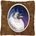 thumbnail image 1 of Starry Night Keeshond Decorative Indoor & Outdoor Fabric Pillow, 1 of 1