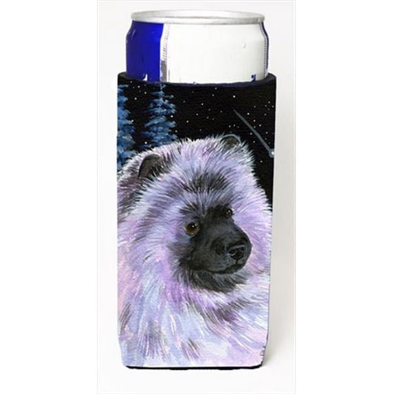 Starry Night Keeshond Michelob Ultra bottle sleeves For Slim Cans
