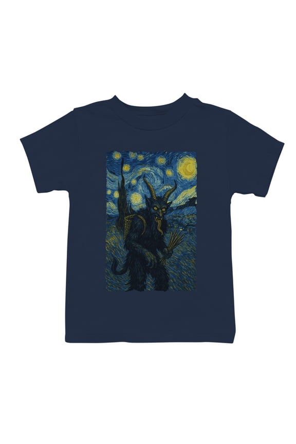 Starry Night Krampus Art Print Youth's T-shirt