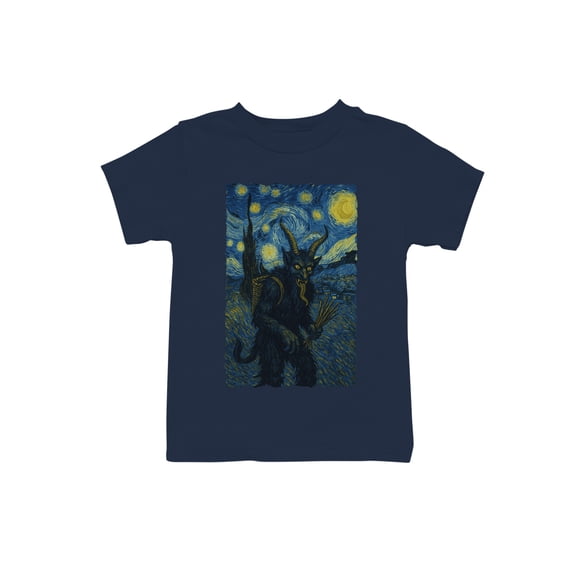 Starry Night Krampus Art Print Youth's T-shirt
