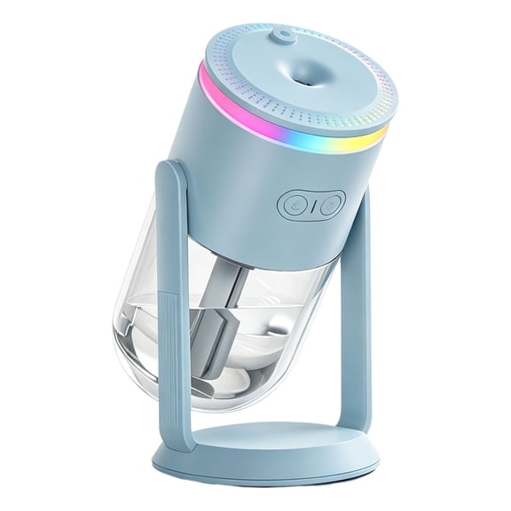 Starry Night Light Projector Humidifier, 9.47 fl oz / 280 ml Aromatherapy Diffuser with Rotating Projection for Home, Car and Desktop