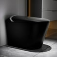 thumbnail image 1 of Starry Night Light Smart Toilet with Bidet Built In  Modern Design For  Bathroom Auto Open/Close Seat Foot Sensor LED Display,Night Light Warm Water & Dryer,Matte Black, 1 of 7