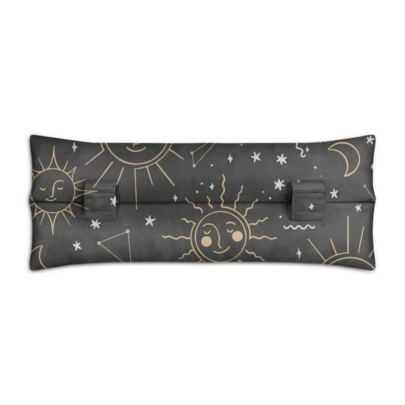 Starry Night Mastectomy Pillow for Car Post-Surgery Seatbelt Cushion with Cosmic Aesthetic Design