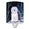 thumbnail image 1 of Starry Night Old English Sheepdog Ceramic Night Light, 1 of 1
