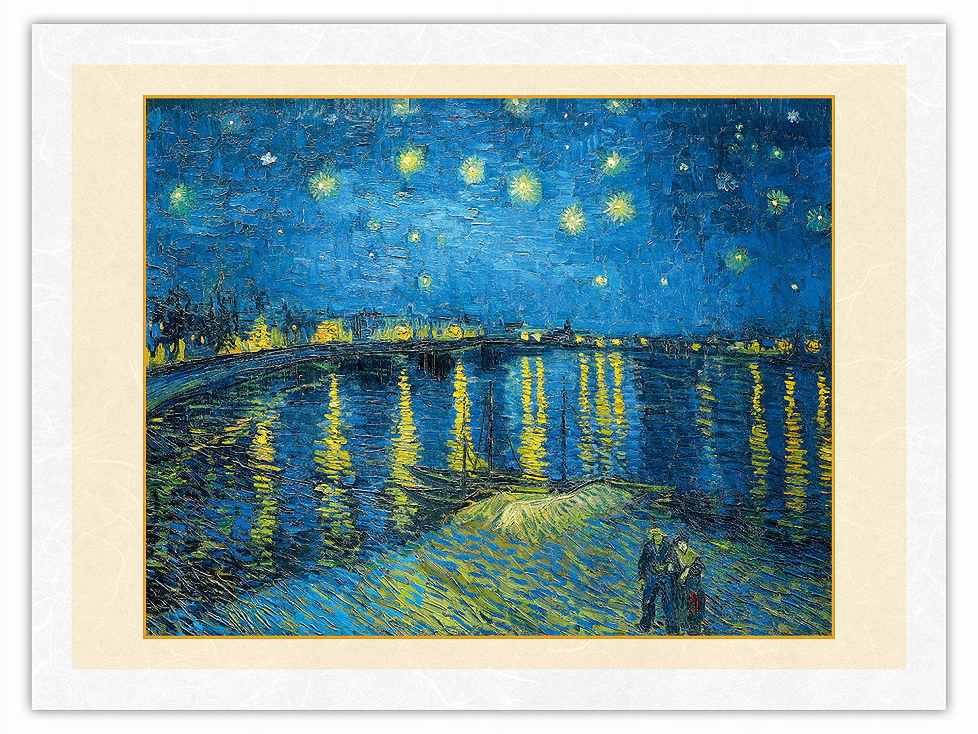 Starry Night Over the Rhone - From an Original Color Painting by ...