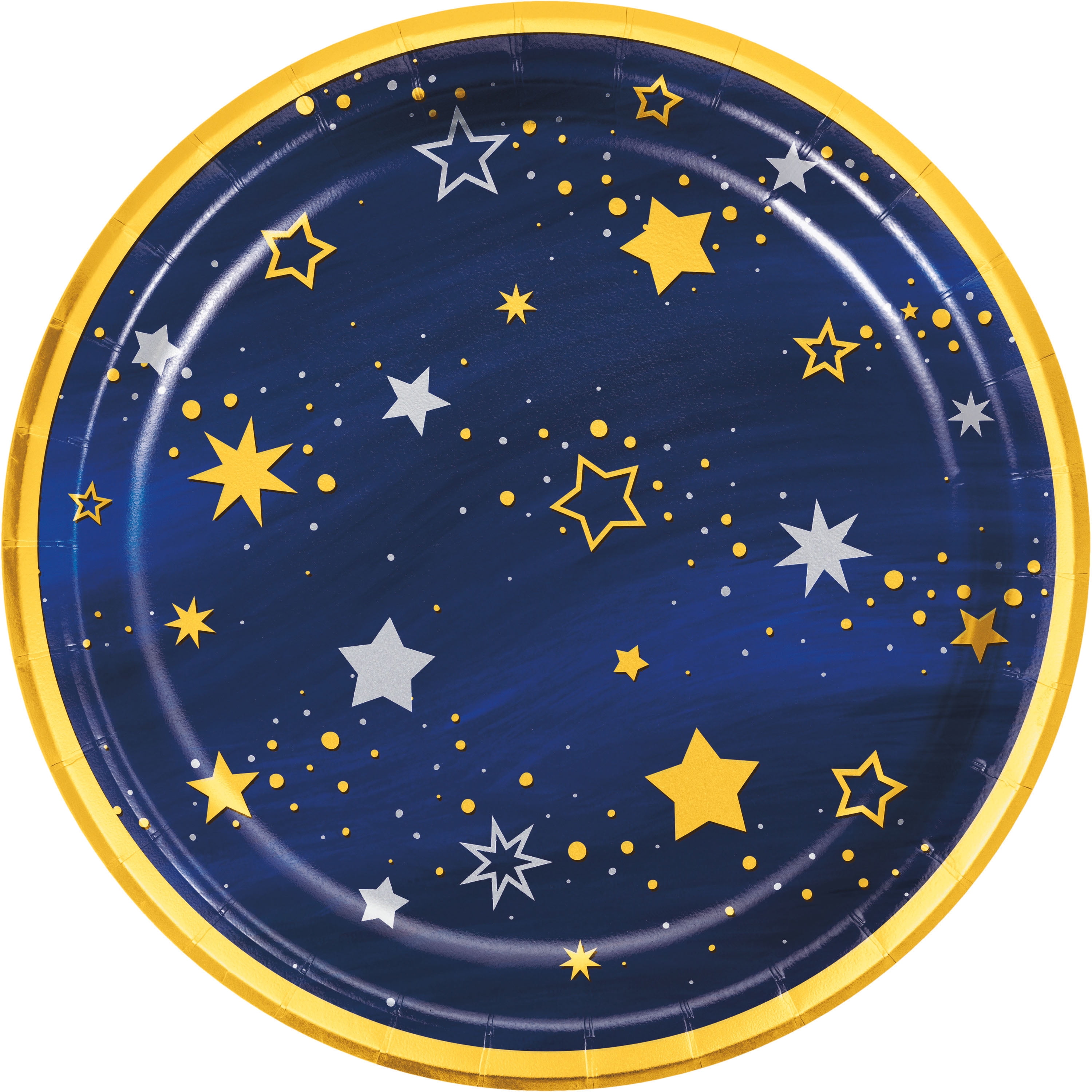 Starry Night Paper Plates, 24 ct
