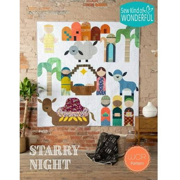 Starry Night Quilt Pattern by Helen Robinson of Sew Kind of Wonderful