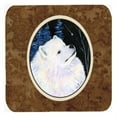 thumbnail image 1 of Starry Night Samoyed Foam Coasters - Set Of 4, 3.5 x 3.5 In., 1 of 1