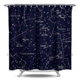 thumbnail image 1 of Starry Night Shower Curtain Galaxy Space Bathroom Decor Waterproof 84x72 Inch Nebula Cosmic Celestial Design Fade-Resistant with Metal Grommets, 1 of 5