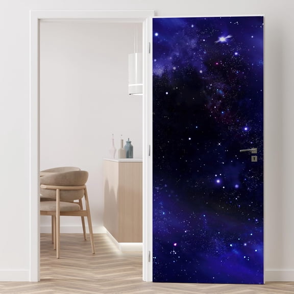 Starry Night Sky Deep Outer Space Removable Wall Mural | Self-Adhesive Large Wallpaper - 96x48 inches