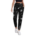 thumbnail image 1 of Starry Night Sky Jogger Pants Magical Galaxy Street Fashion Sweatpants Spring Women Elegant Printed Oversize Trousers Gift, 1 of 3