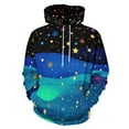 thumbnail image 1 of Starry Night Sky Pattern 3d Sweatshirts Hoodie Fashion Casual Personality Men's Women Street Hoodie Pullovers Long Sleeve Comfortable Top, 1 of 6