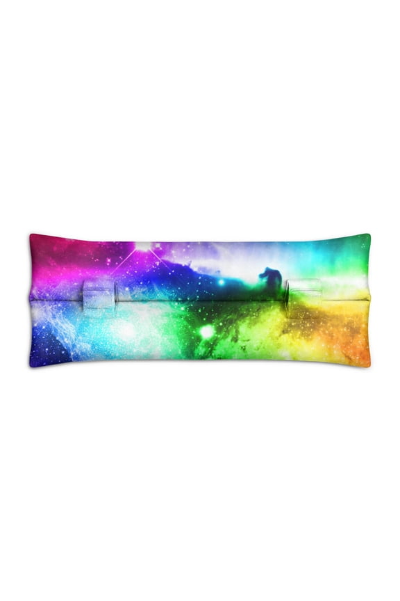 Starry Night Sky Post Surgery Seatbelt Pillow - Soft Cosmos Themed Mastectomy Cushion