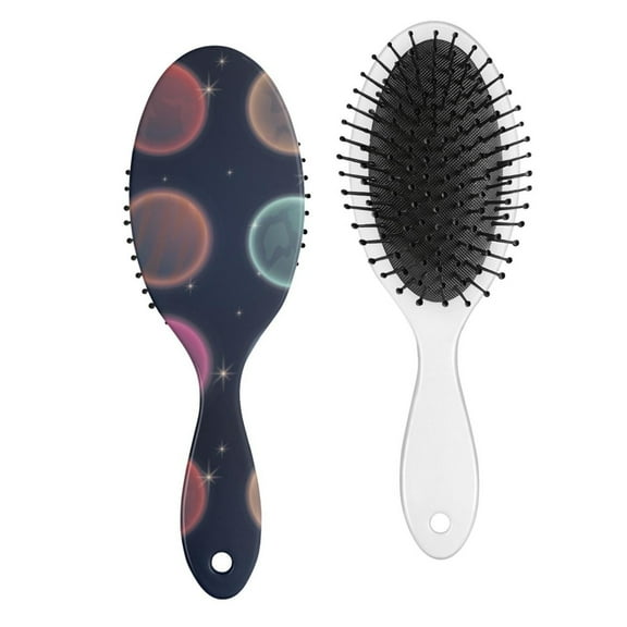 Starry Night Sky Round Bristle Brush Perfect for Daily Use