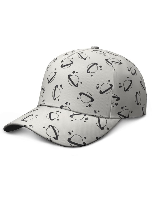Starry Night Sky Space and Galaxy Aesthetic Baseball Cap Durable Snapback Hat for Sports Teams, Softball, Volleyball, Tennis, Golf Fans