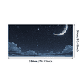 thumbnail image 1 of Starry Night Sky Theme Moon Clouds Banner Party Decorations Backdrop Background for Night Parties Outdoor Events Photography Props Celebrations, 1 of 8