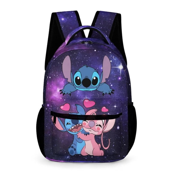 Starry Night Space Cartoon Backpack - Cute Alien Daypack with Breathable Straps - Large Capacity Casual Bag for Daily Travel, Hobbies & Young Explorers
