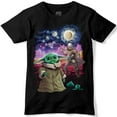 thumbnail image 1 of Starry Night Surreal Artwork The Child T-Shirt - X-Large, 1 of 3