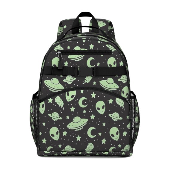 Starry Night Toddler Backpack Adjustable Padded Straps Chest Buckle Large Capacity Durable Bookbag