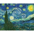 thumbnail image 1 of Starry Night-Van Gogh - CANVAS OR WALL ART PRINT, 1 of 1