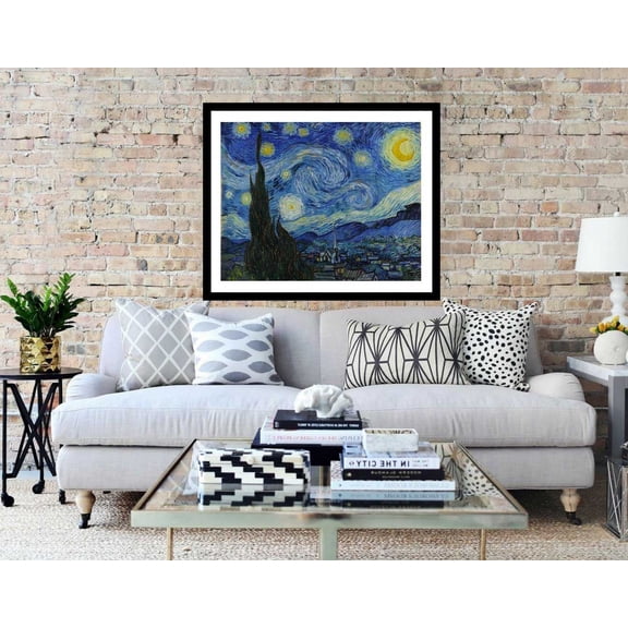 Starry Night Van Gogh framed wall art print