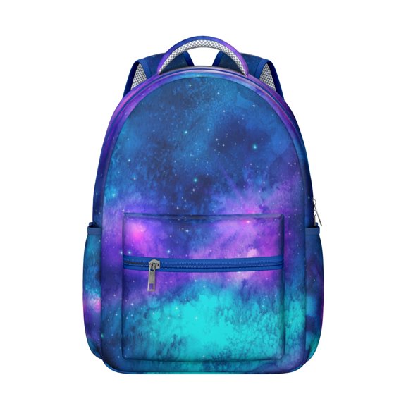 Starry Night Waterproof Bookbag - Spacious & Organized for Commuters & Students