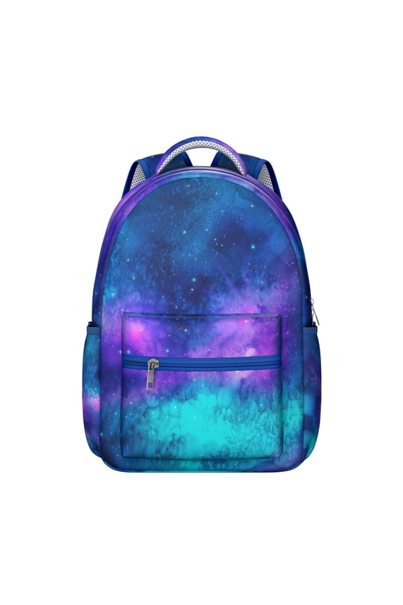 Starry Night Waterproof Bookbag - Spacious & Organized for Commuters & Students