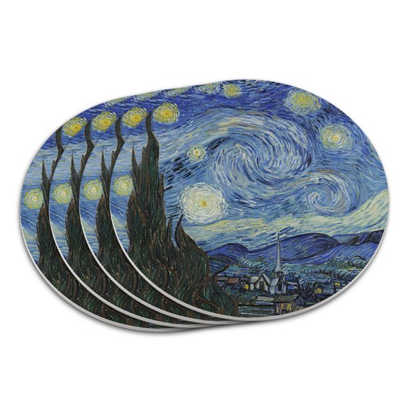 Starry Night by Van Gogh Coaster Set