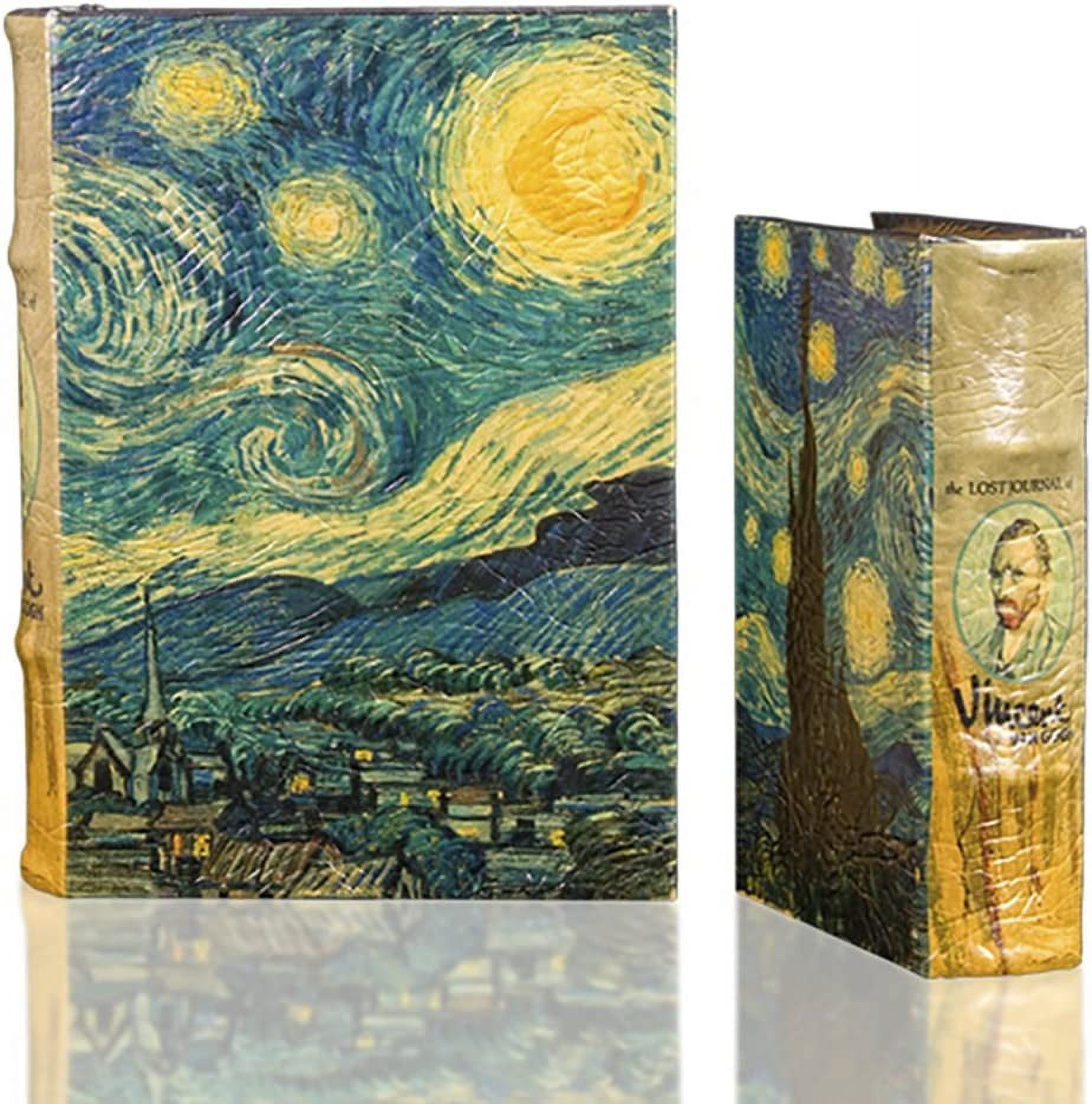 Starry Night by Vincent Van Gogh Book Box Set Comes with two book boxes