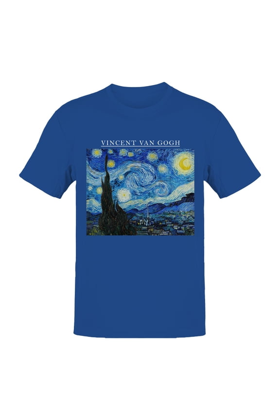 Starry Night by Vincent Van Gogh Men's T-shirt