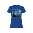 thumbnail image 1 of Starry Night by Vincent Van Gogh Women's T-shirt, 1 of 3