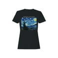 thumbnail image 1 of Starry Night by Vincent Van Gogh Women's T-shirt, 1 of 3
