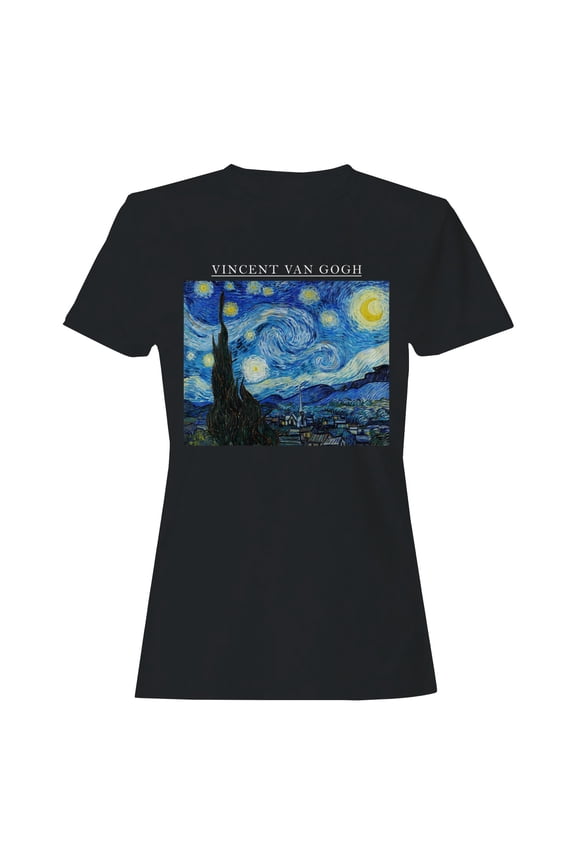 Starry Night by Vincent Van Gogh Women's T-shirt